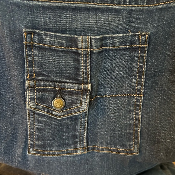 Level 99 Women’s Denim Overalls with Adjustable Straps - Picture 5 of 8